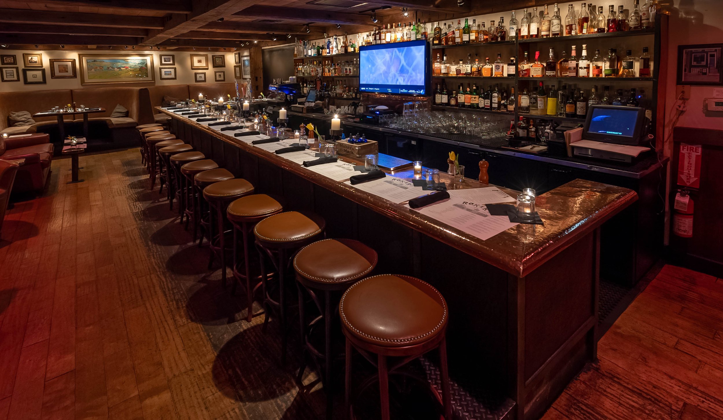 The downstairs Cellar Bar at Rokerij